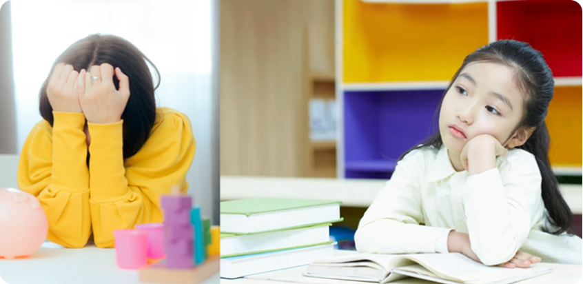 아이가 고민하는 사진